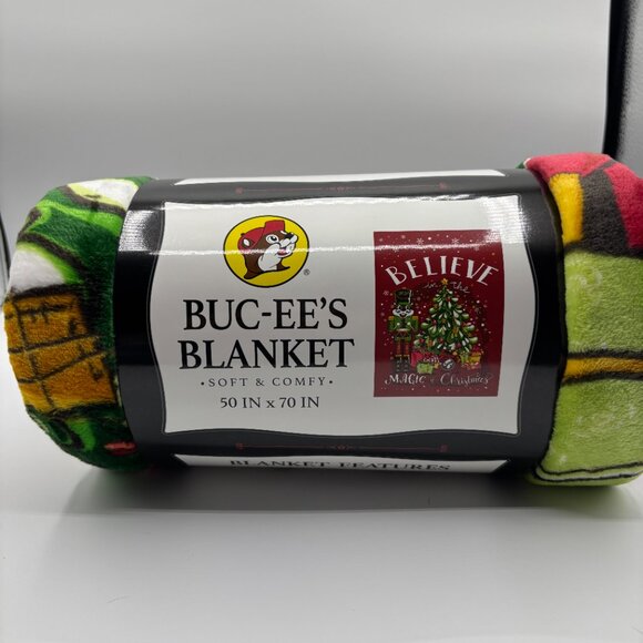 Bucees Nutcracker Christmas Holiday Blanket - Picture 1 of 2
